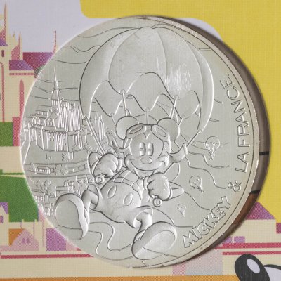купить Франция 10 евро 2018 "Микки и Франция - Аббатство Мон-Сен-Мишель" в буклете