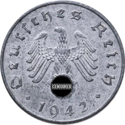 купить Германия, Третий рейх 10 рейхс пфеннигов (reichspfennig) 1942 двор J