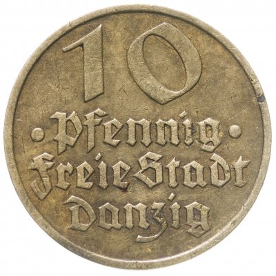 купить Германия, Данциг (Гданьск) 10 пфеннигов 1932