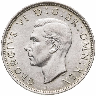 купить Великобритания 1/2 кроны (crown) 1944