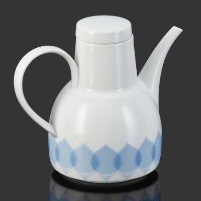 купить Чайник, серия "Лотос", дизайн: Бьорн Вайнблад (studio linie: form lotus, design: Björn Wiinblad), фарфор, Rosenthal (Розенталь), Германия, 1980-2000 гг.