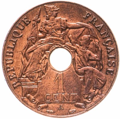 купить Французский Индокитай 1 сантим (centime) 1938