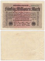 купить Германия 50 миллионов марок 1923 (Pick 109)