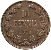 купить 10 пенни (pennia) 1914