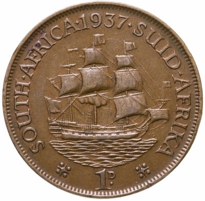 купить ЮАР 1 пенни (penny) 1937