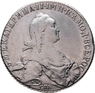 купить 1 рубль 1774 СПБ -Т.И - Ѳ Л, Биткин №218