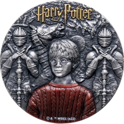 купить Остров Ниуэ 5 долларов 2022 "Гарри Поттер и философский камень", в футляре с сертификатом