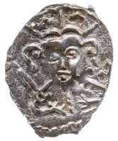 Купить Псковская республика Денга (1425-1510) Довмонт / барс вправо, в слабе ННР AU