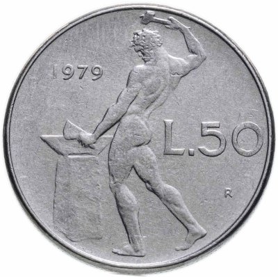 купить Италия 50 лир 1979