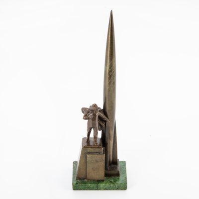 купить Статуэтка "К.Э. Циолковский", металл, камень, СССР, 1950-1960 гг.