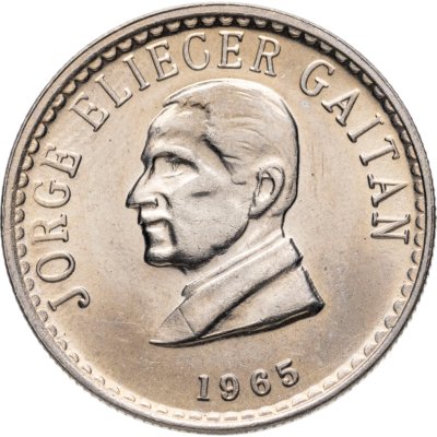 купить Колумбия 50 сентаво (centavos) 1965 "Хорхе Эльесер Гайтан"