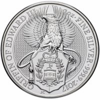 купить Великобритания 5 фунтов (pounds) 2017 "Звери королевы - Грифон Эдварда III"