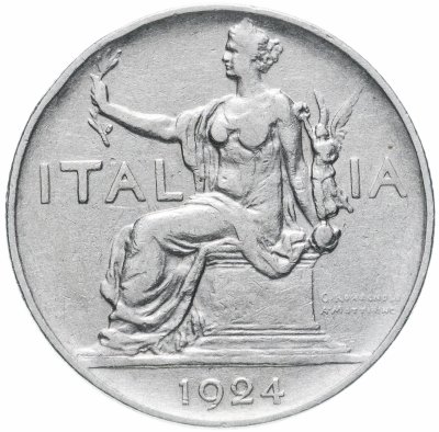 купить Италия 1 лира 1924