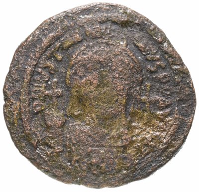 купить Византийская империя, Юстиниан I, 527-565 годы, 20 нуммиев (полфоллиса).