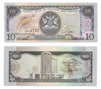 купить Тринидад и Тобаго 10 долларов 2006 (Pick 48a)