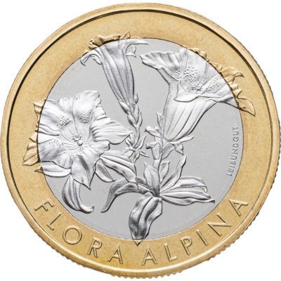 купить Швейцария 10 франков (francs) 2017 "Флора Альп - Горечавка альпийская (Gentiana alpina) "