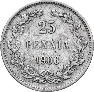 купить 25 пенни (pennia) 1906 L монета для Финляндии