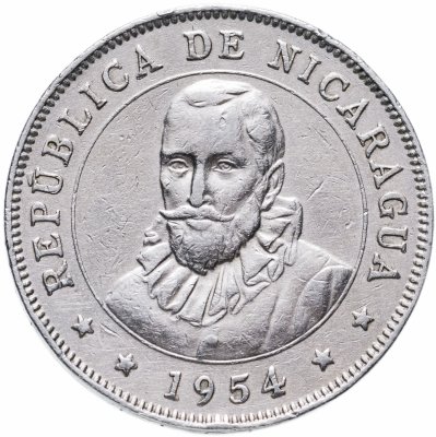 купить Никарагуа 50 сентаво (centavos) 1954