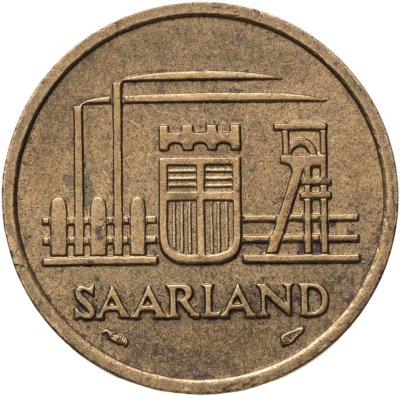 купить Саар 20 франков (francs) 1954