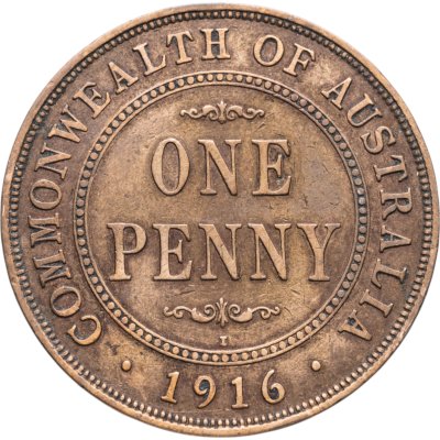 купить Австралия 1 пенни (penny) 1916
