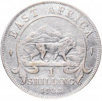 Купить Восточная Африка 1 шиллинг 1922