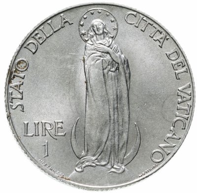 купить Ватикан 1 лира 1941