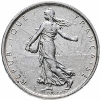 купить Франция 5 франков 1964