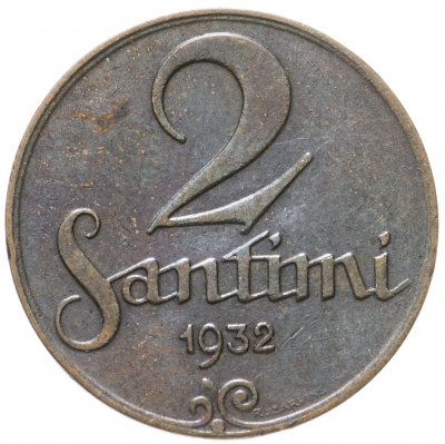 купить Латвия 2 сантима (santimi) 1932