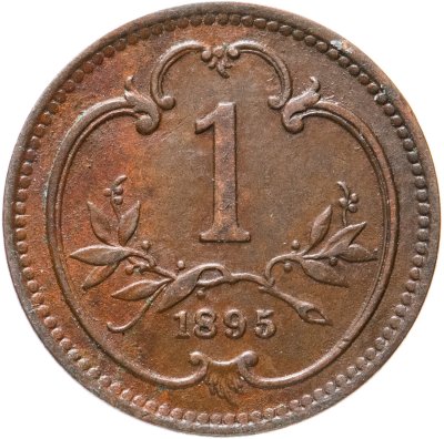 купить Австрия 1 геллер (heller) 1895