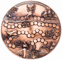 Купить Палау 5 долларов 2015 "Игра Сокровища свирепого капитана", в мешочке с сертификатом