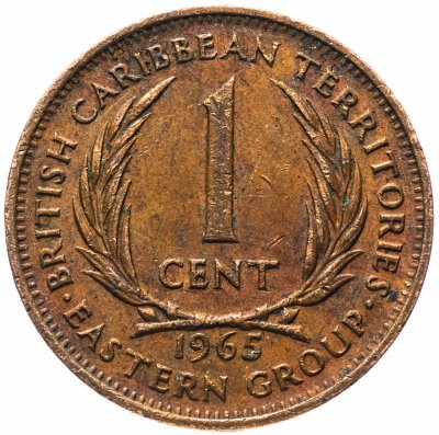 купить Восточные Карибы 1 цент (cent) 1955-1965, случайная дата