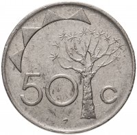 купить Намибия 50 центов 1993-2015, случайная дата