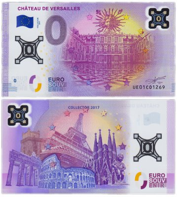 купить 0 евро (euro) «Версаль» Collector 2017 Пластик (лимитированная серия)