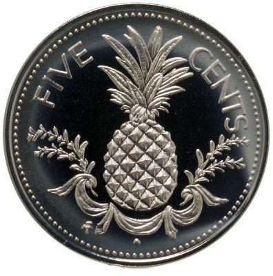 купить Багамы 5 центов (cents) 1974