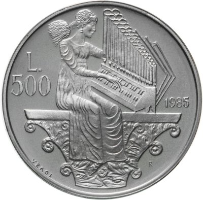 купить Сан-Марино 500 лир (lire) 1985 "Европейский год музыки"