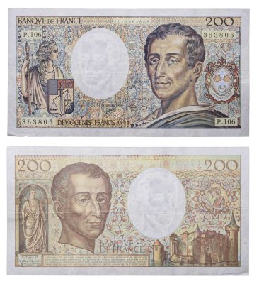 купить Франция 200 франков 1992 (Montesquieu, барон де Монтескьё)