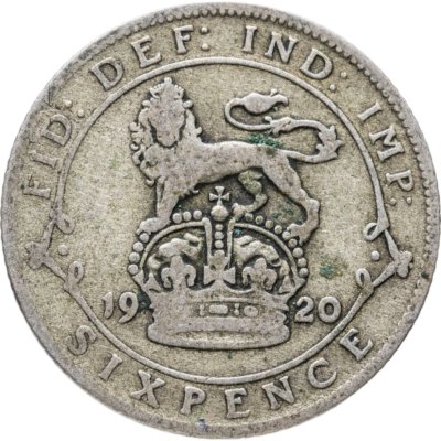 купить Великобритания 6 пенсов (pence) 1920