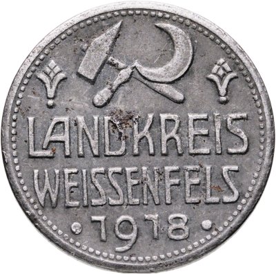 купить Германия "Вайсенфельс" 10 пфеннигов 1918 нотгельд