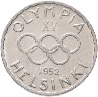 купить Финляндия 500 марок 1952 "XV летние олимпийские игры 1952 года в Хельсинки"