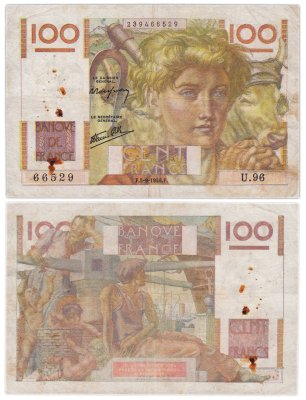 купить Франция 100 франков 1946