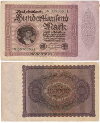 купить Германия 100000 марок 1923