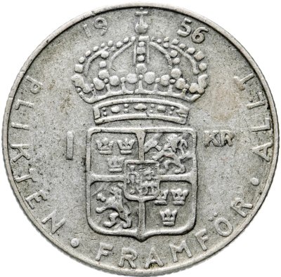 купить Швеция 1 крона (krona) 1956