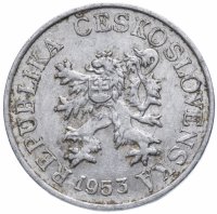 купить Чехословакия 3 геллера 1953