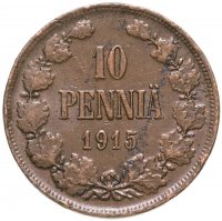 купить 10 пенни (pennia) 1915