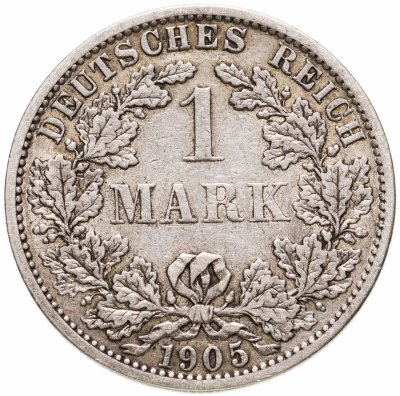 купить Германия 1 марка (mark) 1905 A знак монетного двора: "A" - Берлин