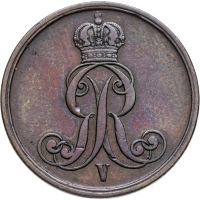 купить Ганновер 2 пфеннига 1855