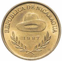купить Никарагуа 1 кордоба (cordoba) 1987
