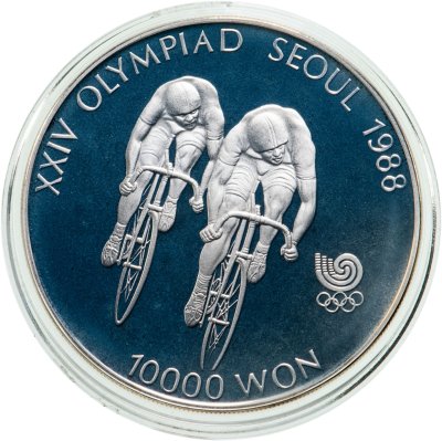 купить Южная Корея 10000 вон (won) 1988 XXIV летние Олимпийские Игры, Сеул 1988 - Велоспорт