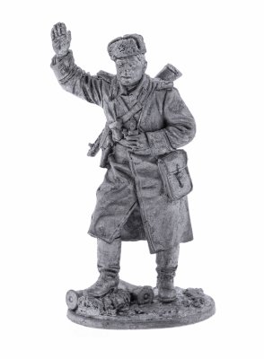 купить Оловянный солдатик, Старший сержант - артиллерист 1943-45 СССР, Россия, 2021