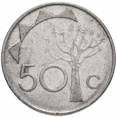 купить Намибия 50 центов (cents) 1993-2015, случайная дата